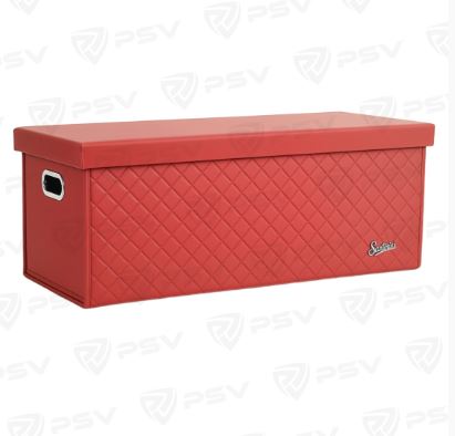 Саквояж органайзер в багажник и домашнего использования PSV Santorini Romb (30х30х75 см) Бордовый, э