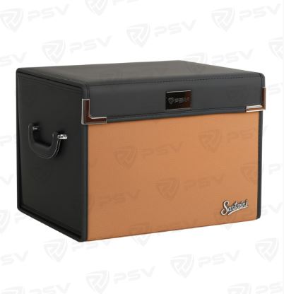 Саквояж органайзер в багажник и домашнего использования PSV Santorini Velur (30х30х40 см) Черно - Ко