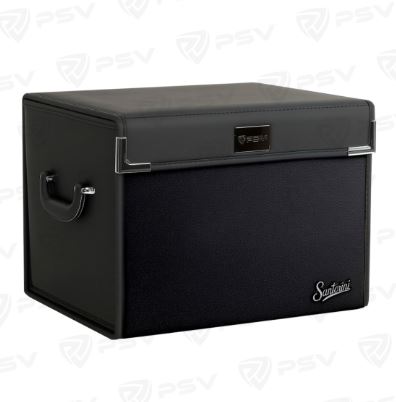 Саквояж органайзер в багажник и домашнего использования PSV Santorini Velur (30х30х40 см) Черный, эк