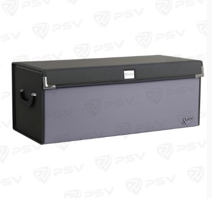 Саквояж органайзер в багажник и домашнего использования PSV Santorini Velur (30х30х75 см) Черно - Се