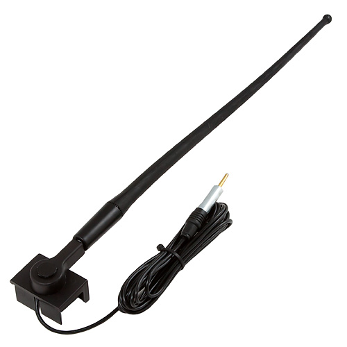 Антенна TR-AH7103 BLACK на желобок поворотная 35см (всеволновая) кабель 300см ТРИАДА /1/25
