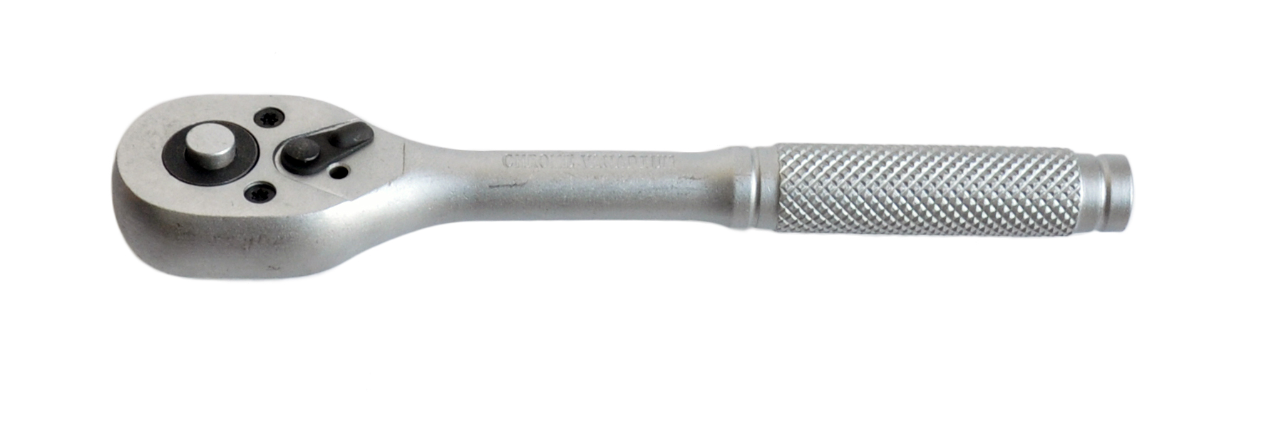 Трещотка 1/4" 45 зуба 155мм с металлической ручкой "AV Steel" AV-508614