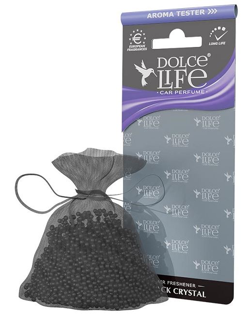 Ароматизатор подвесной мешочек Dolce Life Черный лед с пробником 20 гр/1/15/