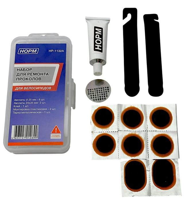 Набор для ремонта проколов (Для велосипедов) HP-1132A /1/100/