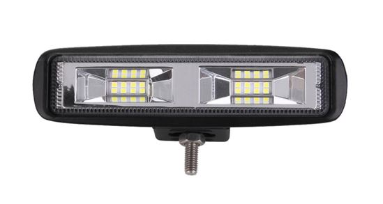 Фонарь светодиодный  G0037  ПРОЖЕКТОР (2*(2*4) led) 155*41*40MM, 12/24V-11W