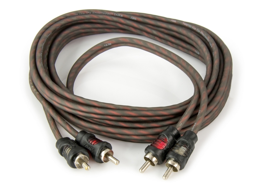 Провода AURA RCA-0220 Межблочн.кабель. 2 канала. Витая пара. Длина: 2 метра