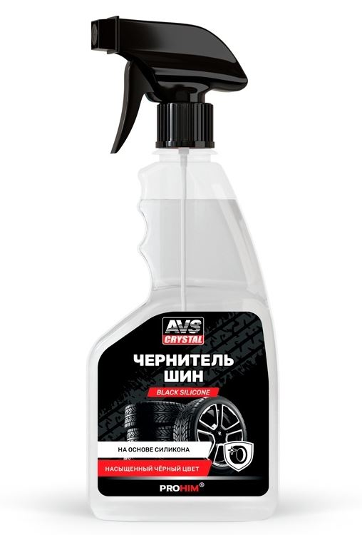 Чернитель шин BLACK SILICONE (триггер 500 мл) AVS AVK-600 /1/12/