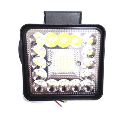 Фонарь светодиодный JRs-156W  5*5+16LED  (10-30V квадратный) 105*105*40mm