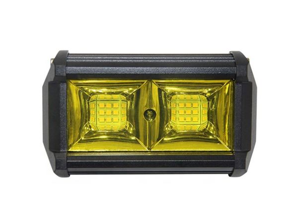 Фонарь светодиодный G0048Y желтый  2(3*3)led  (9-30V) 135*75*55mm