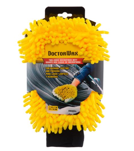 Двухсторонняя рукавица из микрофибры для мойки автомобиля 35x175x310 DoctorWax 8604s