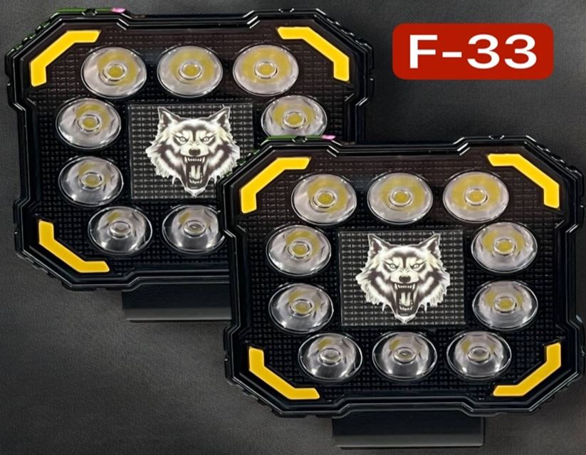 Фары светодиодные к-т 2шт MODEL-33 12-24