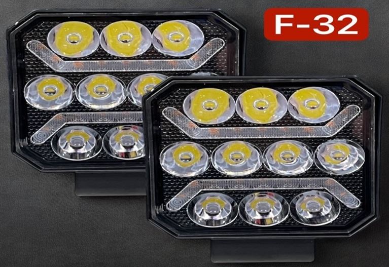 Фары светодиодные к-т 2шт MODEL-F32 12-24