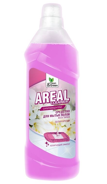 Моющее средство для мытья пола Areal "Фрезия" 1 л. Clean&Green CG8135