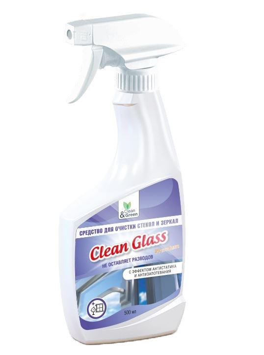 Средство для очистки стекол и зеркал (триггер) 500 мл. Clean&Green CG8139