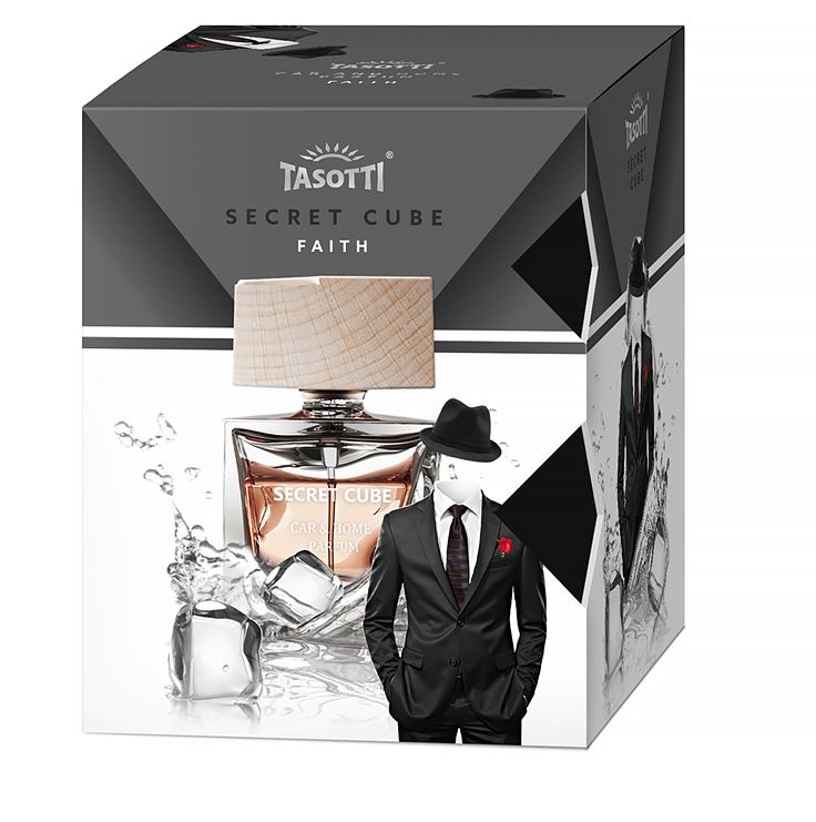 Ароматизатор на панель "TASOTTI" SECRET CUBE faith perfumes 50ml,