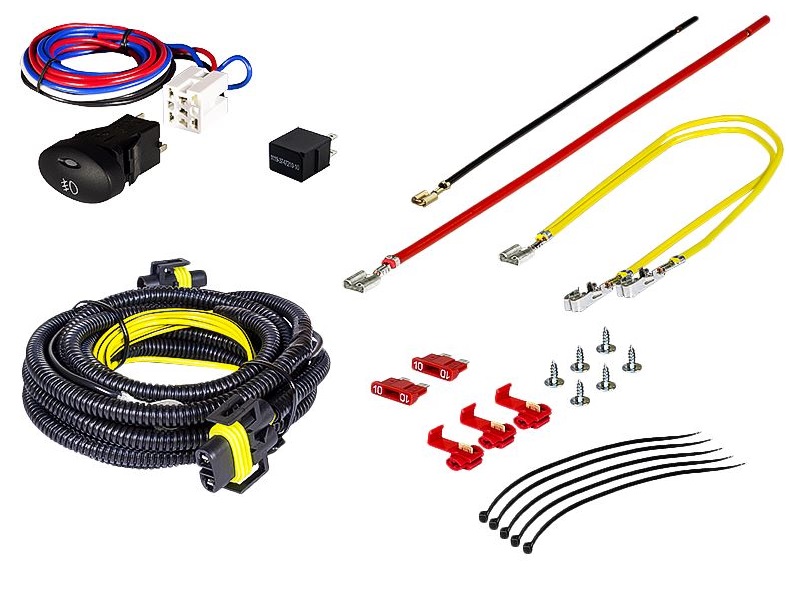 Комплект для подкл. п/тум фар ВАЗ-1117-19 "Калина" (полн. под блок предохр.Авар) "АНТЕЙ"