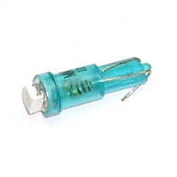 Автолампа T5 W2,0x4,6D Маяк Led 12V 1SMD BLUE (панель приборов)