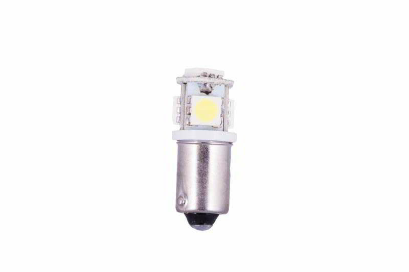 Автолампа T8 BA9S Маяк Led 12V 4SMD WHITE (габарит)