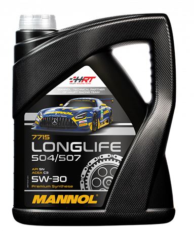 Масло MANNOL моторное  5W-30 Longlife 504/507 ( 5л) синтетика