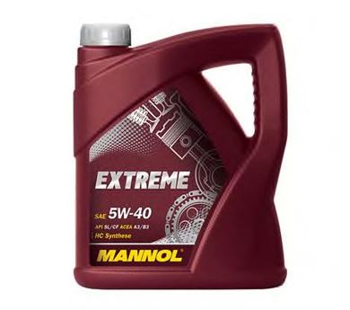 Масло MANNOL моторное  5W-40 Extreme   (4л) синтетика