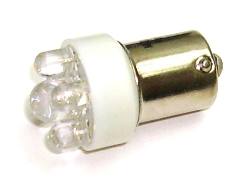 Автолампа T15 BA15S Маяк Led 12V 4SMD (5050) WHITE (стоп, габарит)