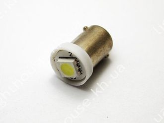 Автолампа T8 BA9S Маяк Led 24V 1SMD WHITE (габарит)