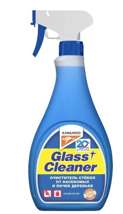 Очиститель стекол Kangaroo 500ml Glass cleaner /1/12/