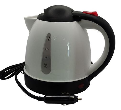 Чайник электрический в прикуриватель 12V SM-408 12V(150w, 1литр, в прикуриватель)