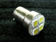 Автолампа T15 BA15S Маяк Led 24V 4SMD WHITE (стоп, габарит)