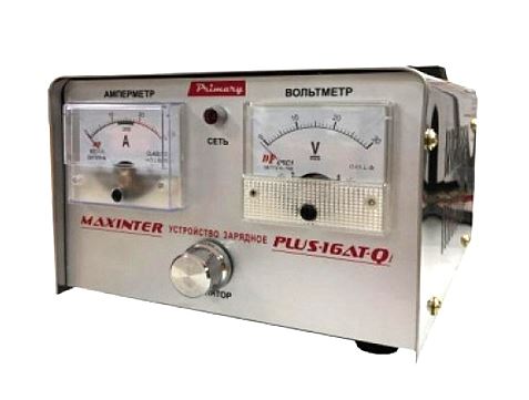 Зарядное устройство PLUS- 16АТ-q MAXINTER (1А до 16А) (АКБ до 150А/ч) (трансф.) (16АТ-QI)