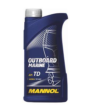 Масло MANNOL моторное   2-х тактное  Outboard Marine    (1л) полусинтетика