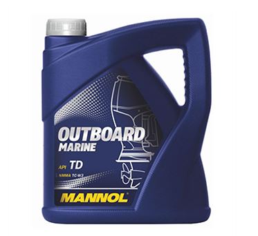 Масло MANNOL моторное   2-х тактное  Outboard Marine    (4л) полусинтетика