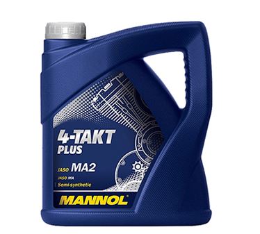 Масло MANNOL моторное   4-х тактное 10W40 Plus   (4л) полусинтетика