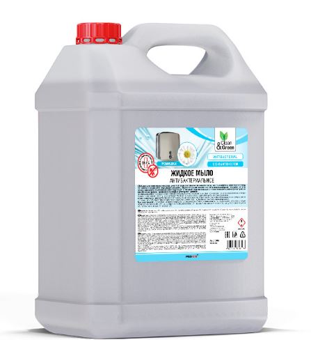 Жидкое мыло антибактериальное 5 л. Clean&Green CG8057 /1/2/