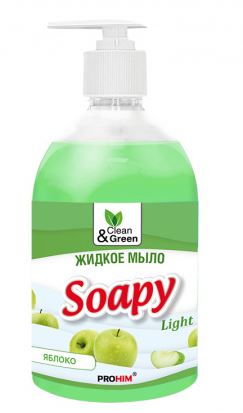 Жидкое мыло эконом с дозатором 500 мл. Clean&Green CG8062 /1/6/