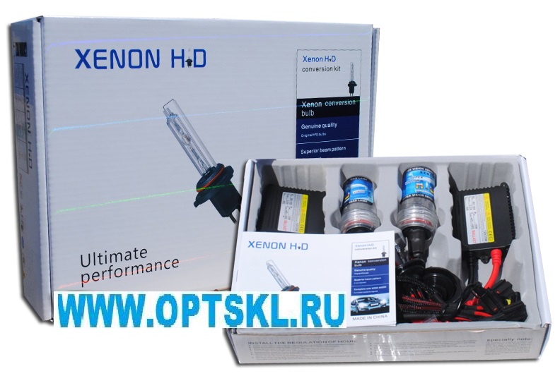 Комплект ксенонового оборудования YYHID-H4-2 "TORINO" 4300K (Н4(ближний)+Галоген (дальний)  9-16V)