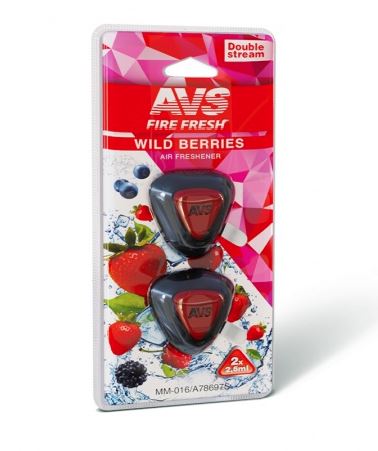 Ароматизатор на дефлектор AVS MM-016 Double Stream (аром. Wild Berries/Дикие ягоды) (мини мембрана)