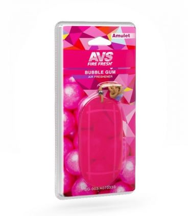 Ароматизатор подвесной AVS SG-003 Amulet (аром. Бабл гам/Bubble gum) (гелевый)