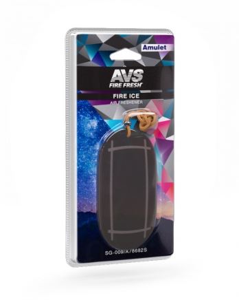 Ароматизатор подвесной AVS SG-009 Amulet (аром. Огненный лёд/Fire ice ) (гелевый)