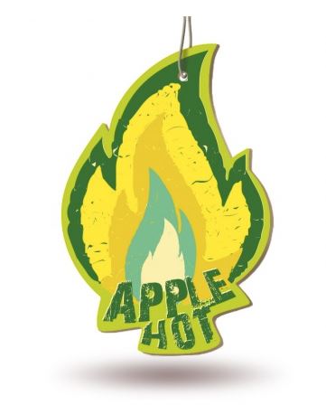 Ароматизатор подвесной сухой AVS AFP-010 Fire Fresh (аром. Apple Hot/Яблоко) (бумажные)