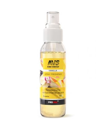 Ароматизатор нейтрализатор запахов AVS AFS-001 Stop Smell (аром.Vanilla/ Ваниль) (спрей100 мл.)