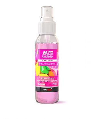 Ароматизатор нейтрализатор запахов AVS AFS-003 Stop Smell (аром.BubbleGum/Бабл гам) (спрей100мл.)