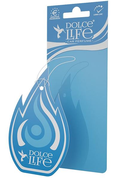 Ароматизатор подвесной картонный Dolce Life "Flame" с пробником аромата Эгоист /1/50/