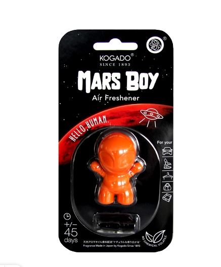 Ароматизатор на дефлектор Mars Boy полимерный White Musk/Белый мускус