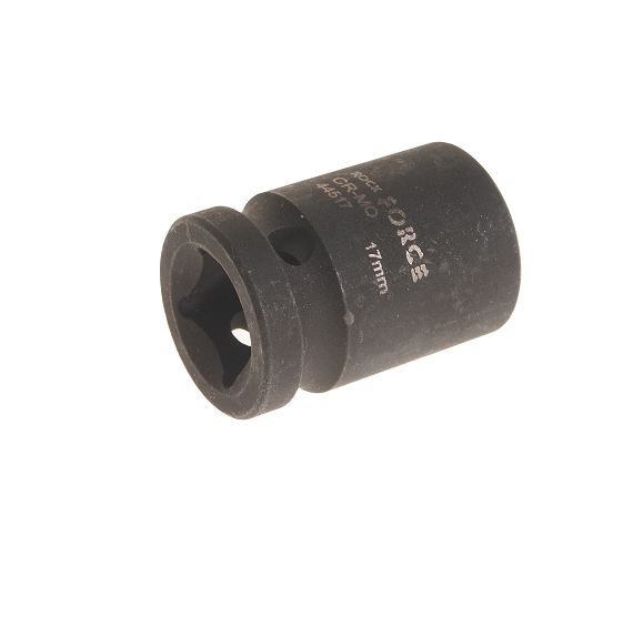 Головка торцевая 17мм 1/2" 6-гранная ударная L=40мм ROCKFORCE RF-44517 /1/10