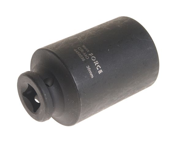 Головка торцевая 36мм 1/2" 6-гранная ударная удлиненная L=80мм ROCKFORCE RF-4458536 /1/10