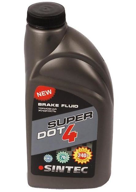 Тормозная жидкость SINTEC SUPER DOT-4 (455 гр.)