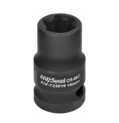 Головка ударная 1/2" Е-типа E18 "AV Steel"