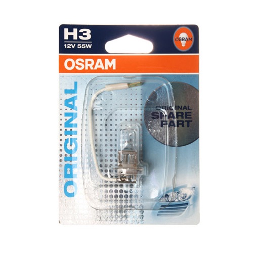 Автолампа H3 (55) PK22s (блистер) 12V OSRAM /1/10