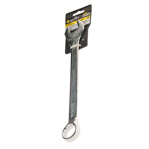 Ключ комбинированный 24мм (Chrome vanadium) на держателе  PRO ЭВРИКА 10/60